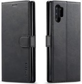 Voor Galaxy Note 10 Plus LC.IMEEKE Kalfsstructuur Horizontale flip lederen tas, met houder en kaartsleuven en portemonnee (zwart)