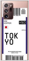 Voor Samsung Galaxy Note 20 Ultra Instapkaart Serie TPU Telefoon Beschermhoes (Vlag Tokyo)