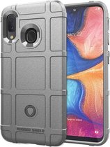 Voor Samsung Galaxy A40 volledige dekking schokbestendige TPU-hoes (grijs)