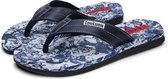 Persoonlijkheidspatroon Modetrend slippers voor heren (kleur: blauw, maat: 45)