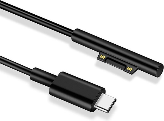 Microsoft Surface Pro 6/5 naar USB-C/type-C Male interfaces power adapter  oplader... | bol.com