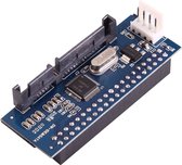 40 pins IDE Female naar SATA-kaart 7 pins + 15 pins (22 pins) mannelijke adapter voor harde schijf Connect
