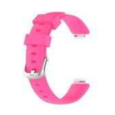 Voor Fitbit Inspire 2 TPE vervangende horlogeband, maat: S (roze)