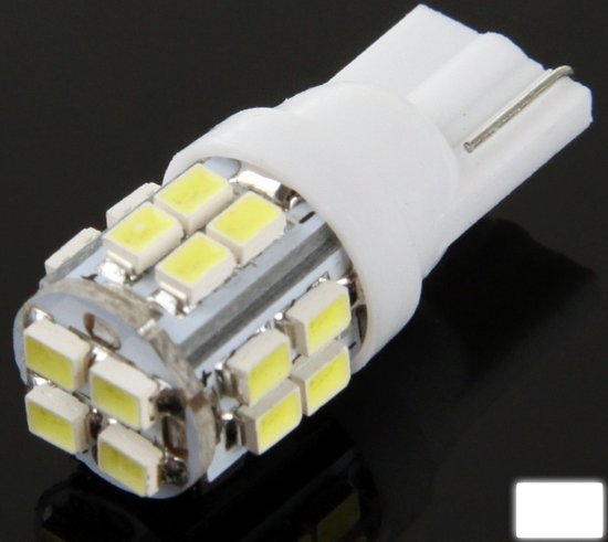 T10 White 20 LED 3020 SMD Autosignaallamp (per paar)