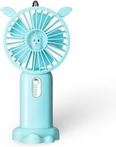 N12 Office Desktop USB handheld miniventilator, diameter ventilator: 5000 MAH (hemelsblauw)