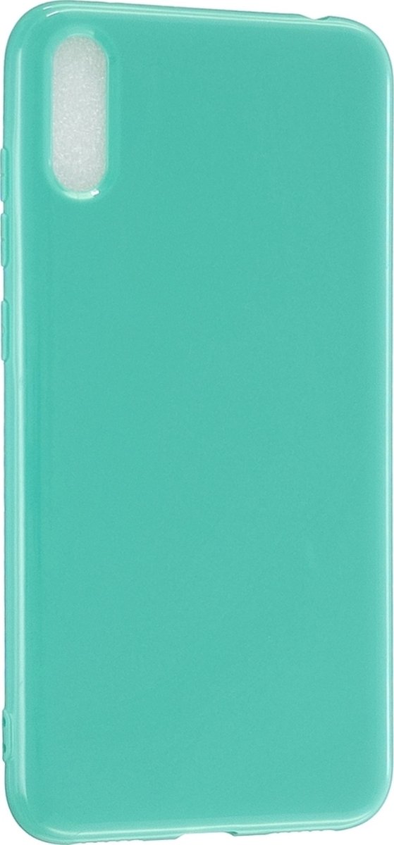 Mobigear Hoesje geschikt voor Huawei Y7 Pro (2019) Telefoonhoesje Flexibel TPU | Mobigear Colors Backcover | Y7 Pro (2019) Case | Back Cover - Turquoise