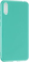 Huawei Y7 Pro (2019) Hoesje - Mobigear - Color Serie - TPU Backcover - Turquoise - Hoesje Geschikt Voor Huawei Y7 Pro (2019)