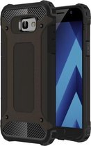 Voor Galaxy A7 (2017) / A720 Tough Armor TPU + pc combinatiebehuizing (zwart)