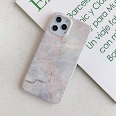 Voor iPhone 12 Pro Max Marble Pattern Soft TPU beschermhoes (Fine Pit Veins)