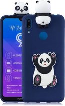 Voor Huawei Y7 2019 3D Cartoon patroon schokbestendig TPU beschermhoes (Panda)