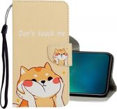 Voor Vivo V17 Pro 3D Gekleurde Tekening Horizontale Flip PU Leren Case met Houder & Kaartsleuven & Portemonnee (Shiba Inu)
