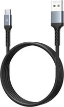 REMAX RC-161a Kayla serie 2,1 A USB naar USB-C / Type-C datakabel, kabellengte: 1 m (zwart)