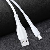 USAMS US-SJ365 U35 USB naar micro USB data- en oplaadkabel, lengte: 1m (wit)