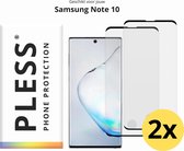 Samsung Note 10 Screenprotector Glas - 2x - Pless®