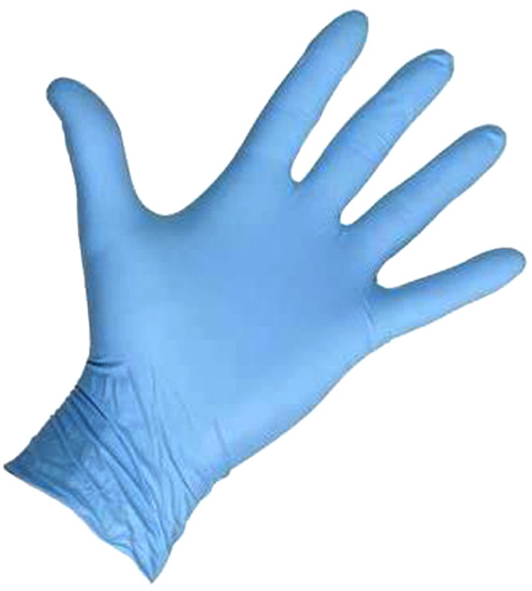 Wegwerp handschoenen - Nitril handschoenen - Blauw - L - Poedervrij - 100 stuks