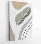 Abstract Plant Art design for print, cover, wallpaper, Minimal and natural wall art. Vector illustration. 4 - Moderne schilderijen – Vertical – 1820081960 - 115*75 Vertical