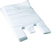 Hemd draagtas 30+2 x 10 x 80 cm wit (1000 stuks)