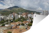 Tuinposters buiten Stad voor een gebergte in Colombia - 90x60 cm - Tuindoek - Buitenposter
