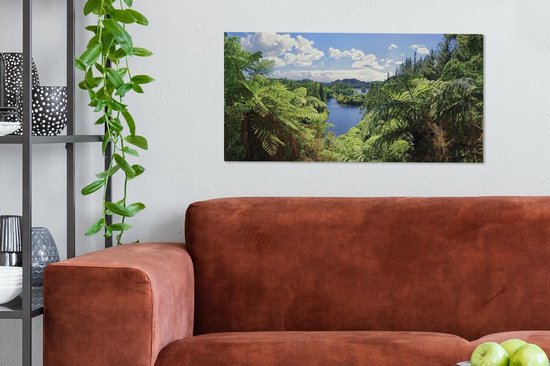 Panorama du parc national de Whanganui en Nouvelle-Zélande Toile 80x40 cm - Tirage photo sur toile (Décoration murale salon / chambre)