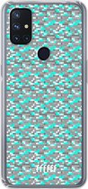 6F hoesje - geschikt voor OnePlus Nord N10 5G -  Transparant TPU Case - Minecraft - Diamonds! #ffffff