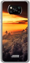 6F hoesje - geschikt voor Xiaomi Poco X3 Pro -  Transparant TPU Case - Sea of Clouds #ffffff