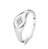 May Sparkle Summer Breeze Dames Ring Staal - Zilverkleurig - 16.50 mm / maat 52