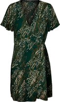 Vero Moda Jurk Vmolina Ss Wrap Dress Wvn Ga Lcs 10253217 Pineneedle/ Olina Dames Maat - S