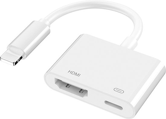 Garpex® Lightning naar HDMI – Apple HDMI adapter – Lightning HDMI –  Lightning Digital... | bol.com