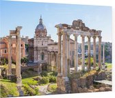 Forum Romanum gezien vanaf het Capitool in Rome - Foto op Plexiglas - 60 x 40 cm