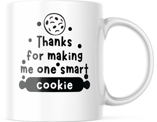 Tasse Merci de m'avoir fait un cookie intelligent | Enseignant Merci Cadeau  | Cadeau... | bol.com
