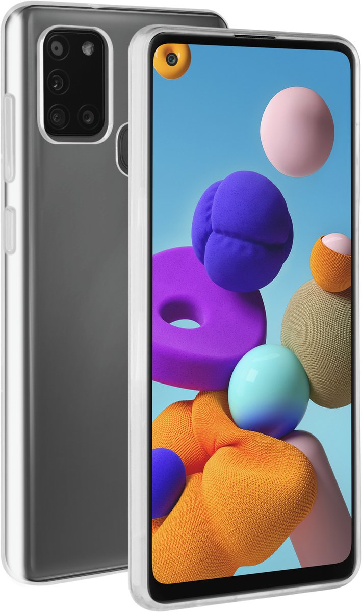 BeHello Samsung Galaxy A21s ThinGel Case Transparent