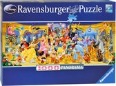 Ravensburger puzzel Panorama Disney Groepsfoto - Legpuzzel - 1000 stukjes