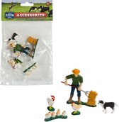 Dutch Farm Serie Boer met boerderijdieren 5dlg
