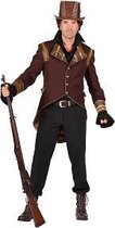 Stijlvolle steampunk jas bruin