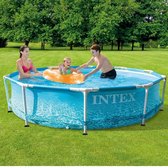 Relaxwonen - Zwembad - Intex - Rond - Metalen frame - 305x76 cm