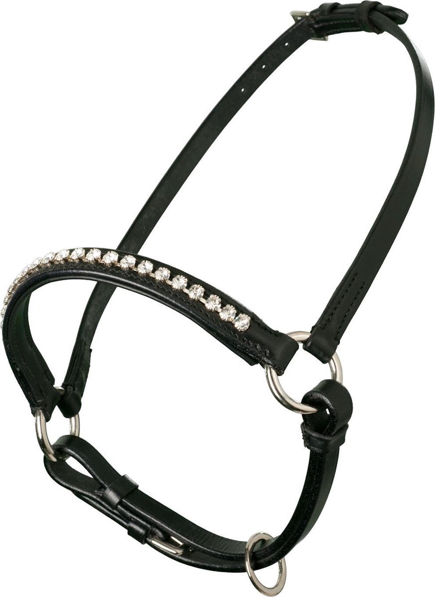 MHS Showhalster Mon Cherie Zwart/Zilver mini jaarling (mt 2)