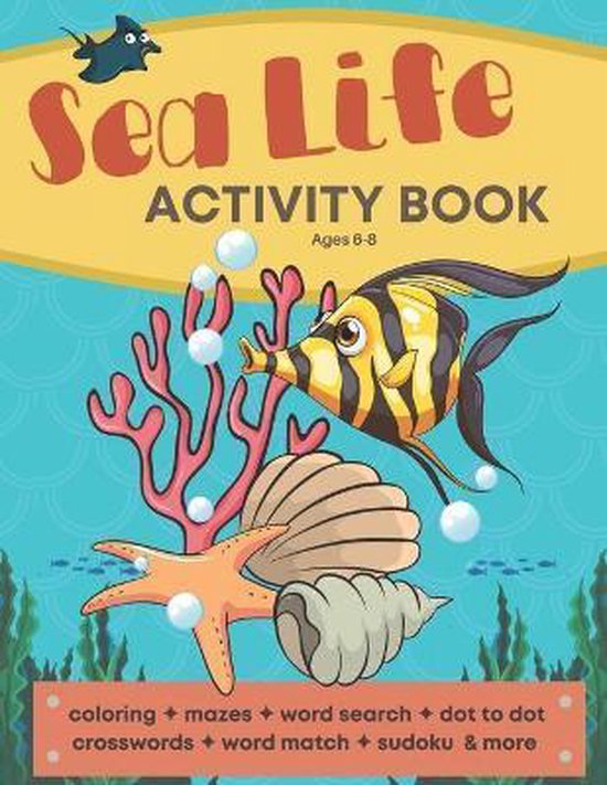 Foto: Sea themed books sea life activity book