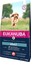 Eukanuba hondenvoer  dog adult sm&med salmon 2,5KG