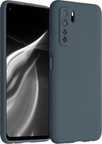 kwmobile telefoonhoesje voor Huawei P40 Lite 5G - Hoesje voor smartphone - Back cover in leisteen