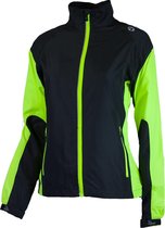 Rogelli Elvi Hardloopjack - Dames - Zwart, Fluor - Maat L