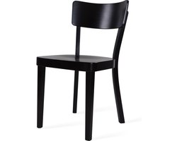 Fameg Fergus Eetkamerstoel Zwart Gebeitst - Hout - Design