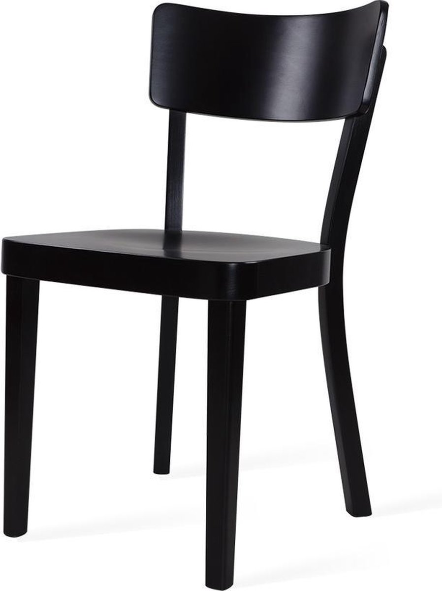 Fameg Fergus Eetkamerstoel Zwart Gebeitst - Hout - Design