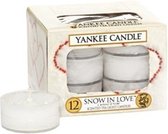 Yankee Candle - Geurkaars - Snow in Love - Tea Lights 12 stuks