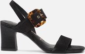 Tamaris Sandalen met hak zwart - Maat 39