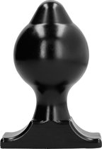 All Black Buttplug 18 x 10 cm - zwart