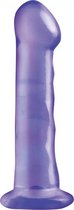 Pipedream Basix Rubber Works realistische dildo Dong with Suction Cup paars - 6,5 inch