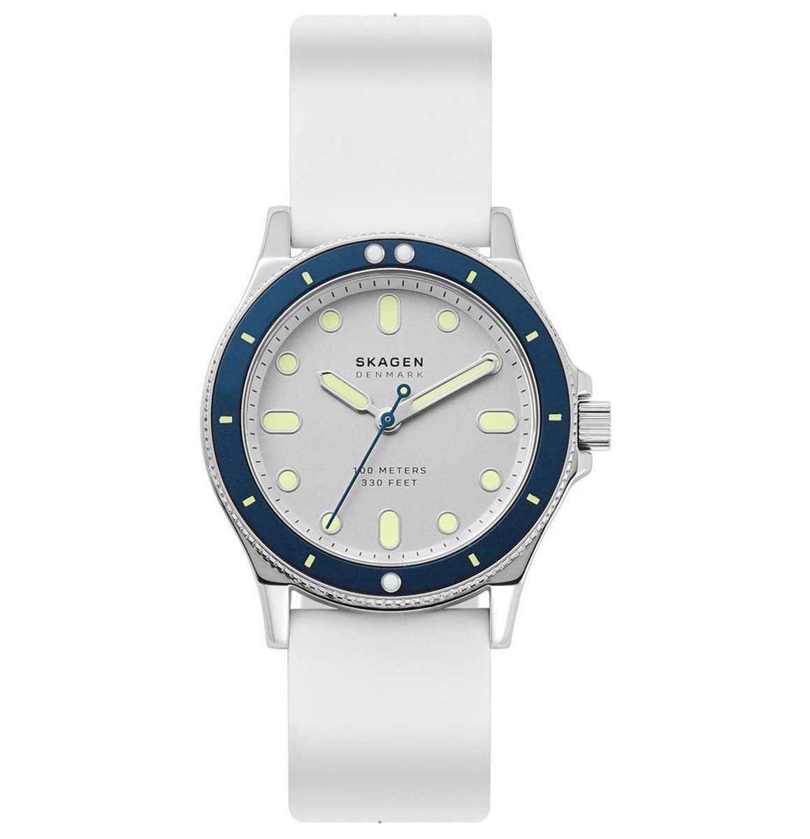 Skagen Fisk SKW2916 Horloge - Siliconen - Wit - Ø 37 mm