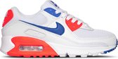 Nike W Air Max 90 Wit / Blauw -Dames Sneaker - CT1039-100 - Maat 38