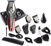 Bol.com 5 in 1 Baardtrimmer voor Mannen - Spatwaterdicht - Bodygroomer - Neus en Oor - Rood aanbieding Bol.com 5 in 1 Baardtrimmer voor Mannen - Spatwaterdicht - Bodygroomer - Neus en Oor - Rood aanbieding