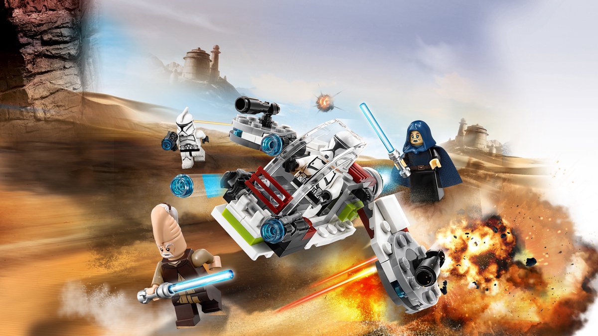 LEGO Star Wars Jedi en Clone Troopers Battle Pack - 75206 — afbeelding 3